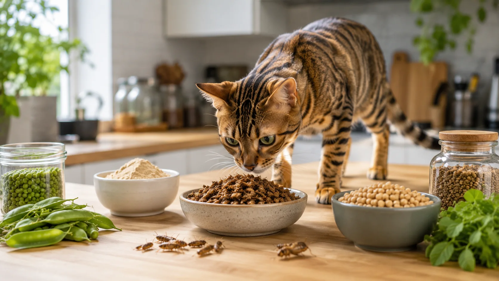 Katzenfutter-Trends 2026: Insektenprotein und pflanzliche Alternativen
