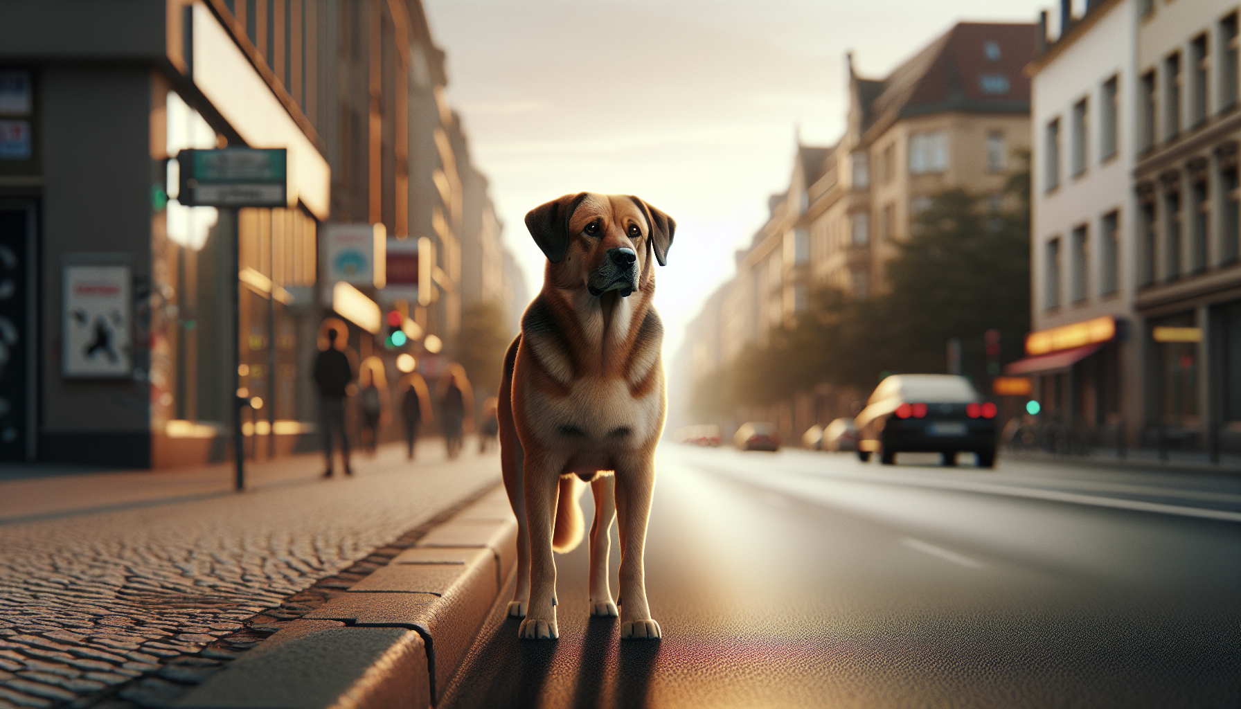 Überforderter Hund: Wie moderne Stadtreize Tiere belasten
